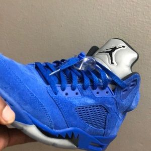 Suede blue 5s